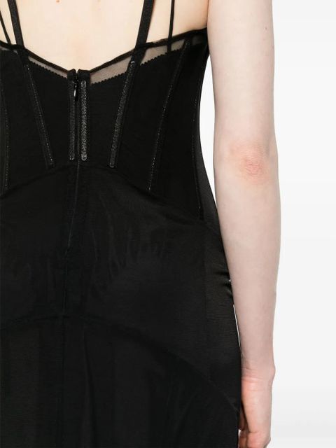 Dolce & Gabbana mesh maxi dress - Black