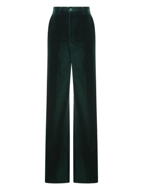 Gucci velvet pocket trousers - Green - zdjęcie produktu nr 1