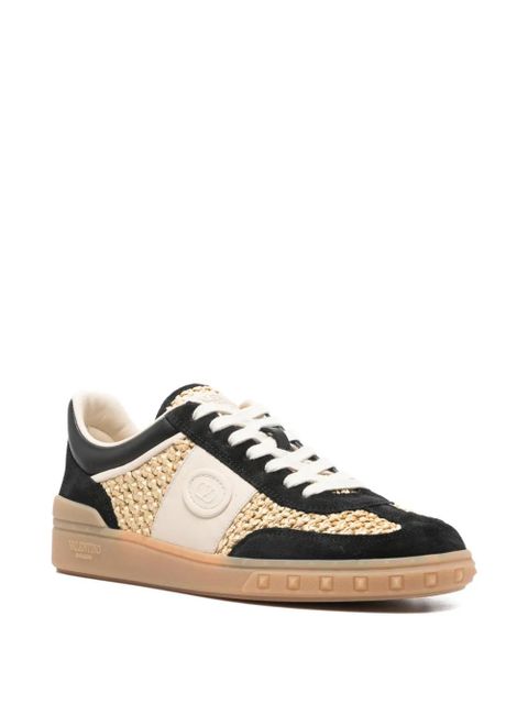 Valentino Garavani Upvillage raffia sneakers - Neutrals - zdjęcie produktu nr 2