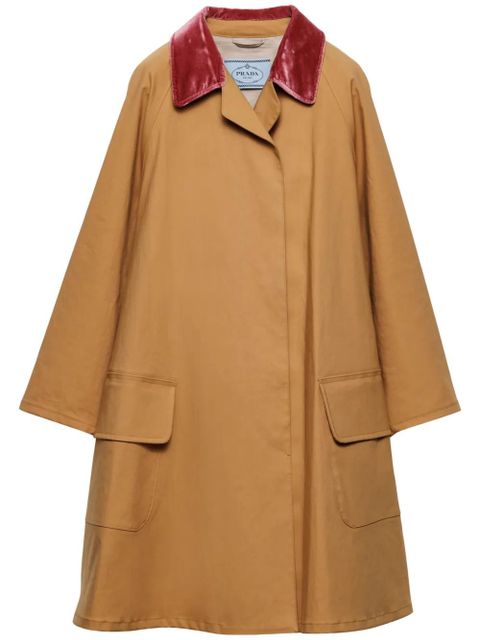 Prada cotton raincoat - Brown - zdjęcie produktu nr 1