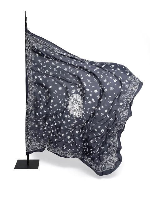 Zadig&Voltaire printed scarf - Black