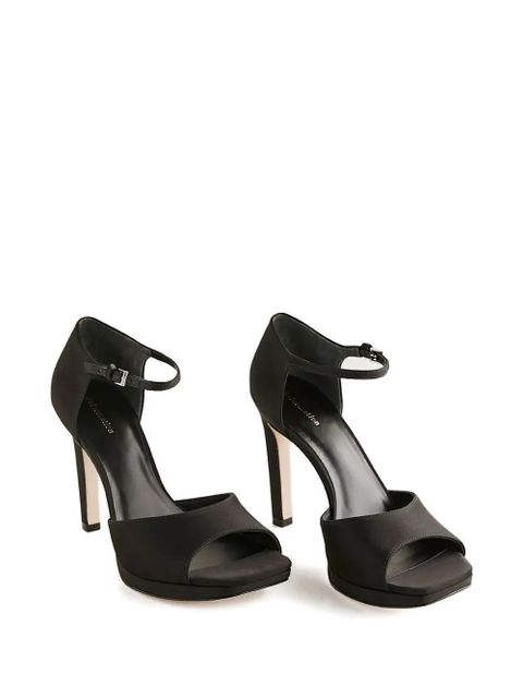 Reformation Gloria silk sandals - Black - zdjęcie produktu nr 2