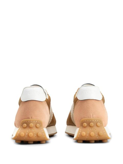 Tod's suede-trimmed sneakers - Brown
