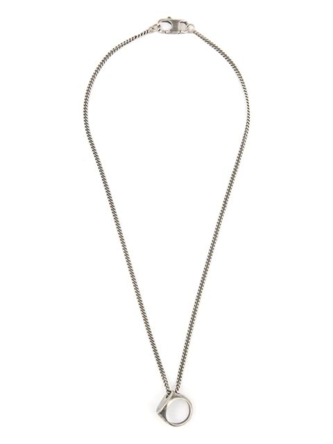 MM6 Maison Margiela Numeric ring necklace - Silver - zdjęcie produktu nr 1