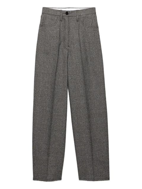 Prada prince of wales check trousers - Grey - zdjęcie produktu nr 1