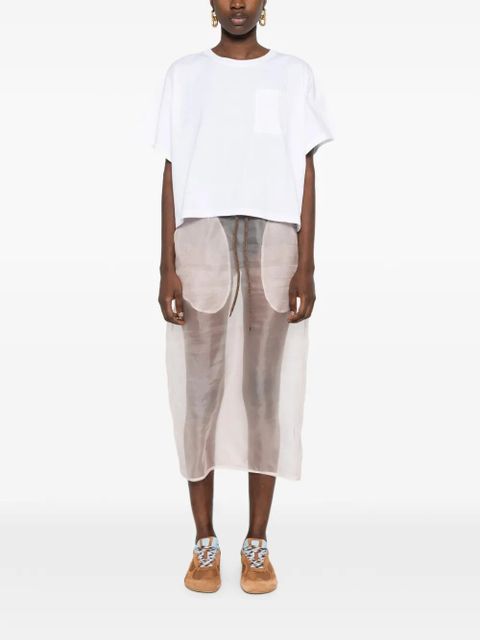 Marni logo-print T-shirt - White