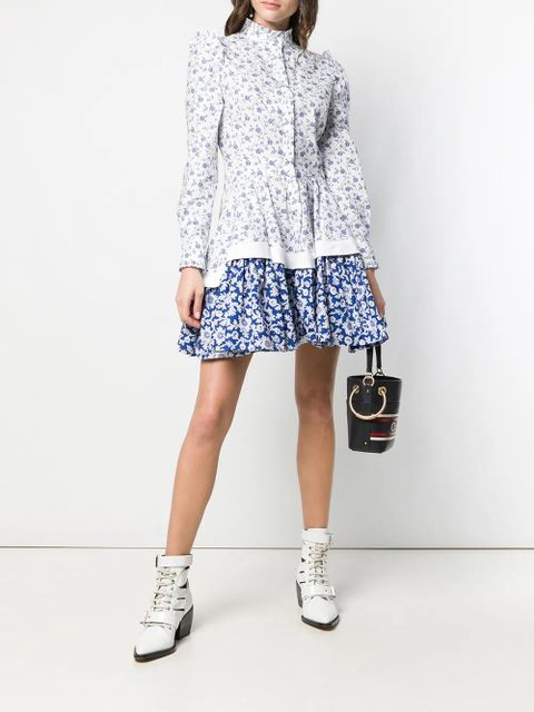 Alexander McQueen Victorian Floral dress - Blue - zdjęcie produktu nr 2