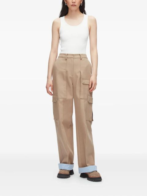 3.1 Phillip Lim cargo-pocket cuffed trousers - Neutrals - zdjęcie produktu nr 2