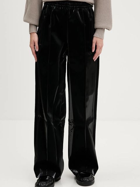 adidas Originals spodnie dresowe Holiday Tp damskie kolor czarny gładkie JV7503