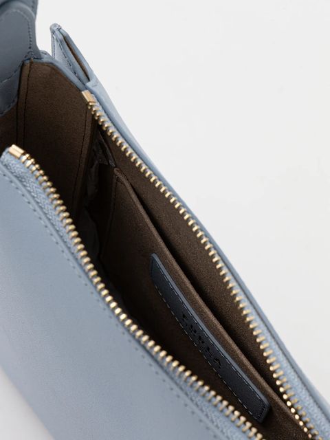 Furla torebka skórzana kolor niebieski WB01818 BX3104 CDZ00