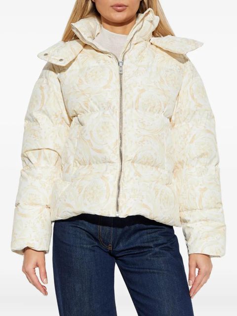 Versace hooded zip-fastening jacket - Neutrals - zdjęcie produktu nr 2