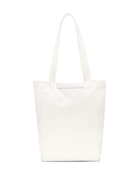 Longchamp medium Le Pliage tote bag - White