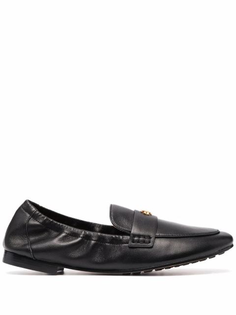 Tory Burch Ballet leather loafers - Black - zdjęcie produktu nr 1