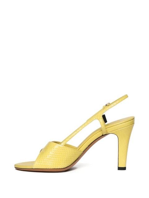 Miu Miu 85mm slingback heeled sandals - Yellow