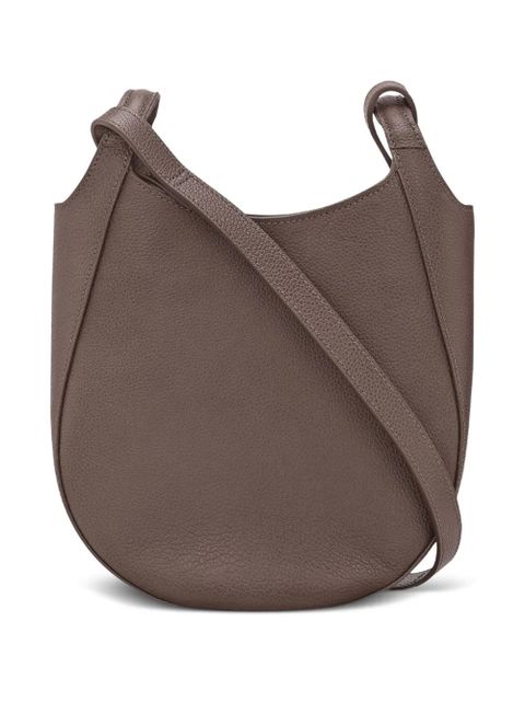 Longchamp small Le Foulonné leather cross body bag - Brown