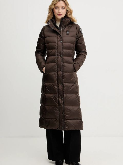 Blauer kurtka puchowa ANITA kolor brązowy przejściowa BLDK03101 - zdjęcie produktu nr 1