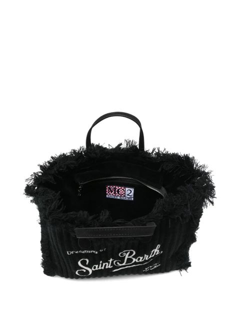MC2 Saint Barth Colette wool tote bag - Black