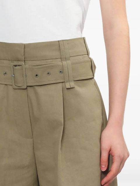 Simone Rocha belted pleated trousers - Green