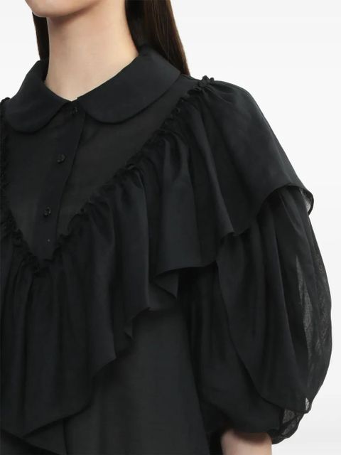 Simone Rocha cotton-blend dress - Black