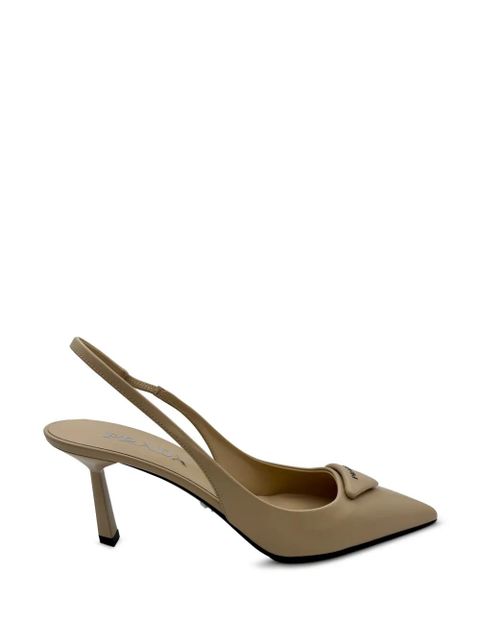 Prada point-toe slingback pumps - Neutrals - zdjęcie produktu nr 1