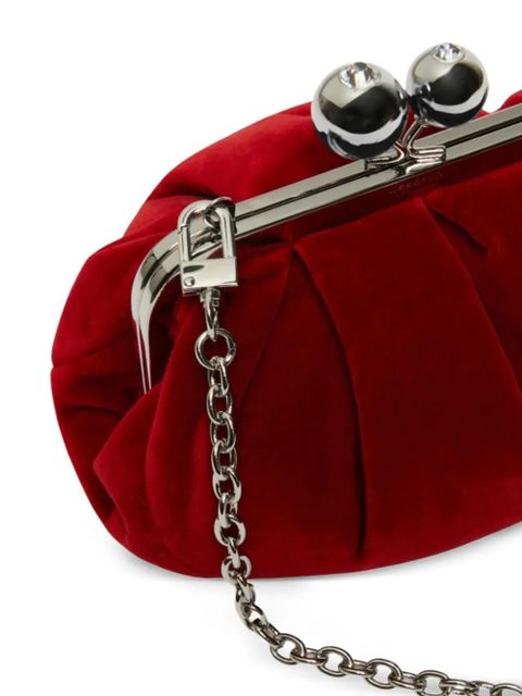 Weekend Max Mara ball-detail cotton clutch bag - Red
