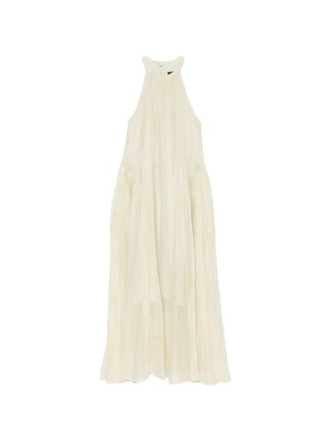 Eleh crinkled maxi dress - Neutrals - zdjęcie produktu nr 1