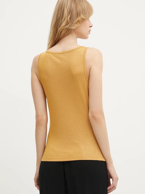 Morgan top damski kolor żółty DIDONI