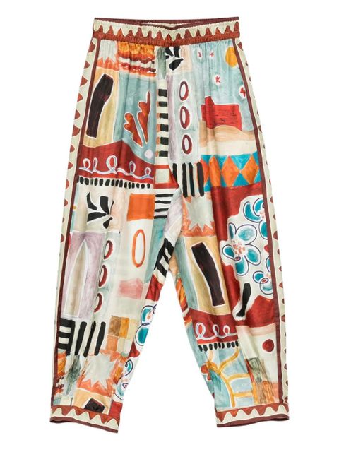 ALEMAIS Michelle elasticated-waisband trousers - Neutrals - zdjęcie produktu nr 1