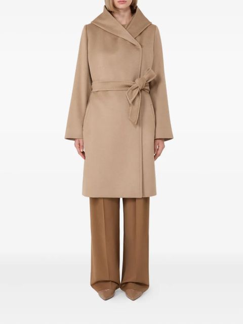 Max Mara hooded belted coat - Brown - zdjęcie produktu nr 2
