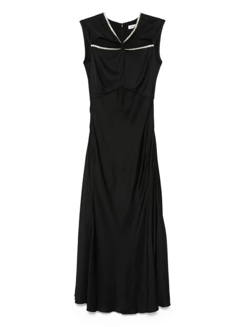 SANDRO rhinestone-embellished maxi dress - Black - zdjęcie produktu nr 1