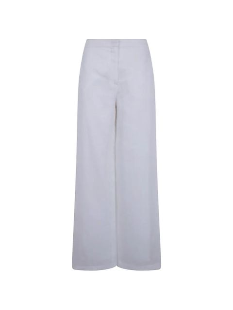 Max Mara wide-leg linen trousers - White - zdjęcie produktu nr 1