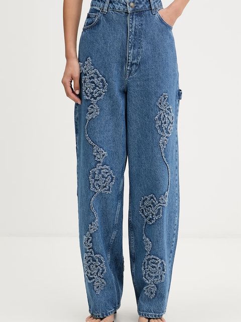 Rotate jeansy relaxed fit damskie - zdjęcie produktu nr 1