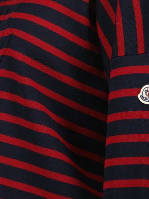 Moncler striped wool sweater - Red