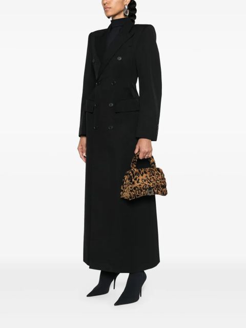 Balenciaga small Hourglass faux-fur mini bag - Brown - zdjęcie produktu nr 2