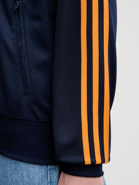 adidas Originals bluza Firebird damska kolor granatowy z aplikacją JW1247
