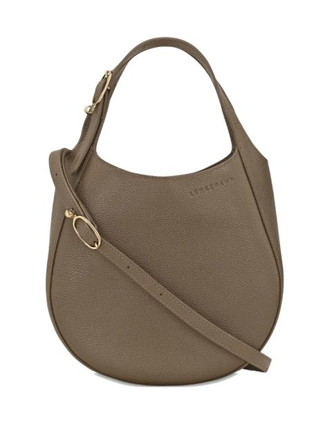 Longchamp Le Foulonné round-shaped handbag - Brown - zdjęcie produktu nr 1