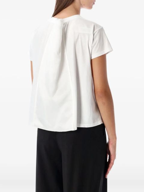 MM6 Maison Margiela back-detail panel T-shirt - White - zdjęcie produktu nr 2