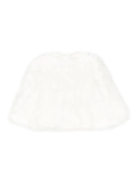 Yves Salomon straight-hem feather jacket - White - zdjęcie produktu nr 2