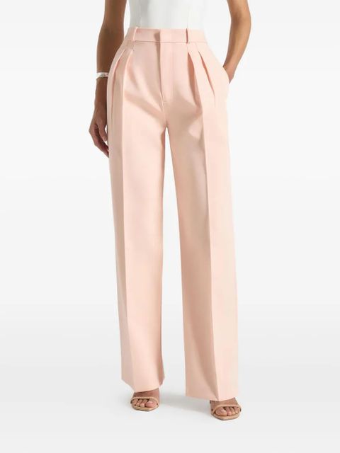 Manière De Voir Julie twin-pleat tailored trousers - Pink