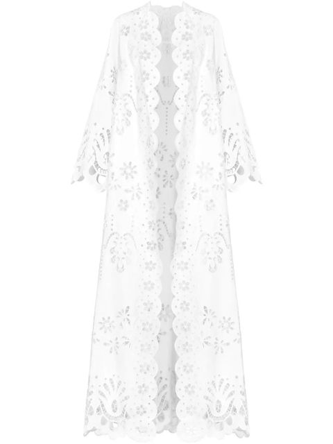 Dolce & Gabbana macramé cut-out long coat - White - zdjęcie produktu nr 1