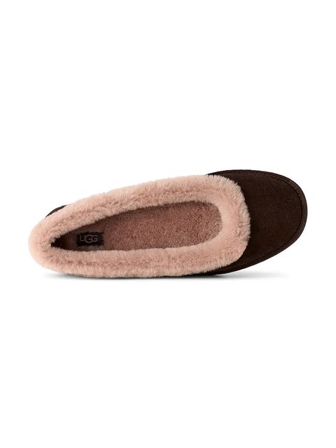 UGG baleriny zamszowe Zora Ballet Flat kolor brązowy 1178111.DDC
