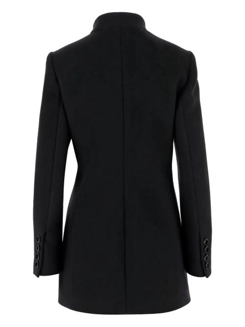 Valentino Garavani bow-detail wool-blend coat - Black