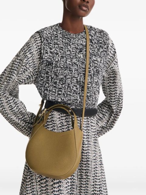 Longchamp Le Foulonné round-shaped handbag - Brown - zdjęcie produktu nr 2