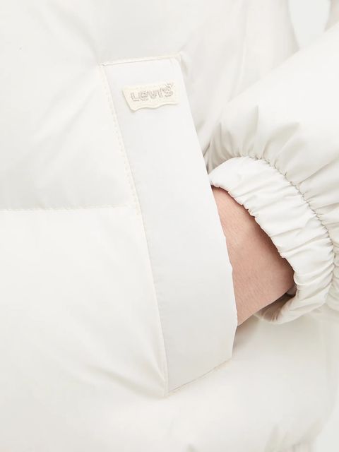 Levi's kurtka kolor beżowy zimowa 003FV