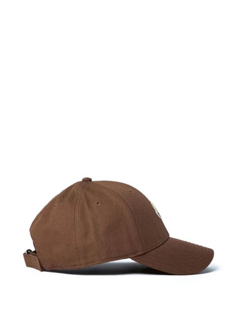 Moncler logo-patch baseball cap - Brown - zdjęcie produktu nr 2