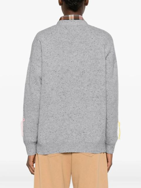 MC2 Saint Barth V-neck cardigan - Grey