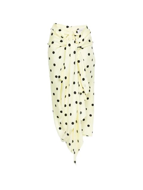 Sportmax Spxgentile polka-dot midi skirt - Yellow - zdjęcie produktu nr 1