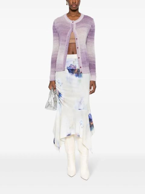 Missoni alpaca-blend cardigan - Purple - zdjęcie produktu nr 2