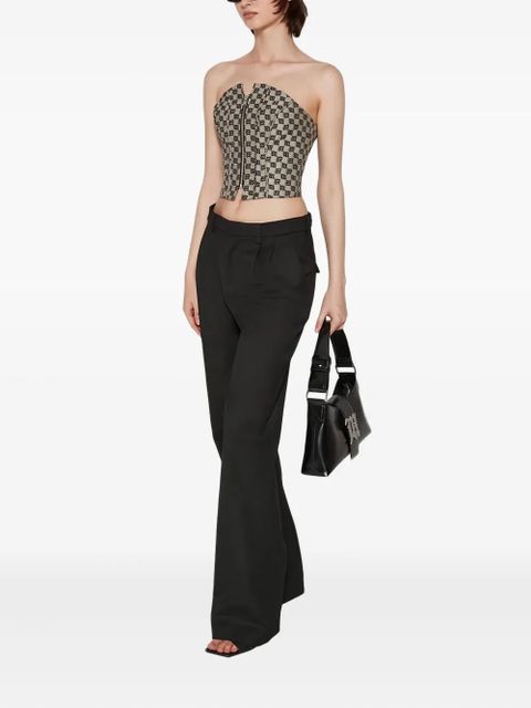 MISBHV zip fastening tailored trousers - Black