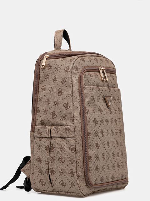 Guess plecak SILIA damski kolor beżowy duży wzorzysty TWGP98 90033 - zdjęcie produktu nr 2